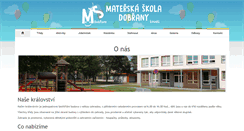 Desktop Screenshot of msloudu.dobrany.cz