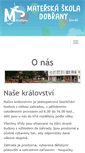 Mobile Screenshot of msloudu.dobrany.cz
