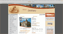 Desktop Screenshot of dobrany.cz